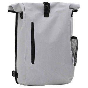 Vidaxl fietstas grijs 31 x 13 x 58 cm polyester