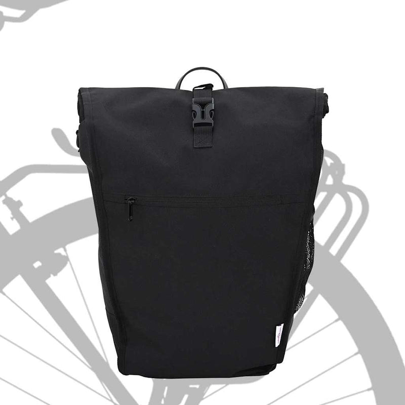 Load image into Gallery viewer, Vidaxl fietstas zwart 34 x 16 x 59 cm polyester
