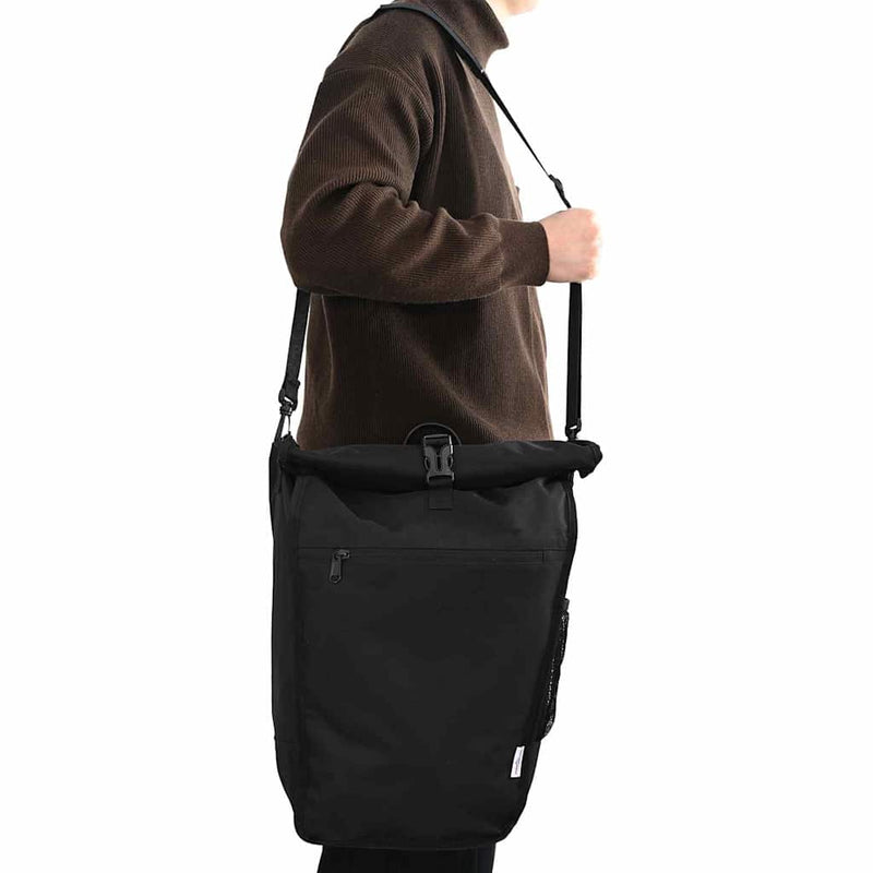 Load image into Gallery viewer, Vidaxl fietstas zwart 34 x 16 x 59 cm polyester
