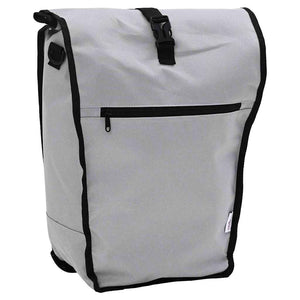 Vidaxl fietstas grijs 34 x 16 x 59 cm polyester