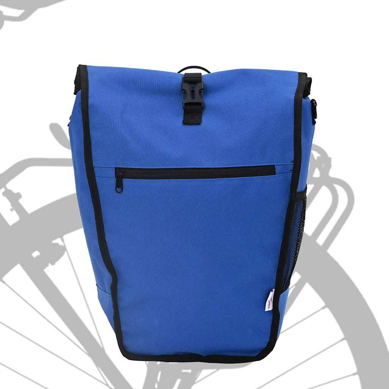 Load image into Gallery viewer, Vidaxl fietstas blauw 34 x 16 x 59 cm polyester
