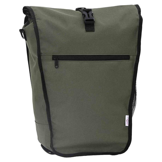 Vidaxl fietstas olijfgroen 34 x 16 x 59 cm polyester