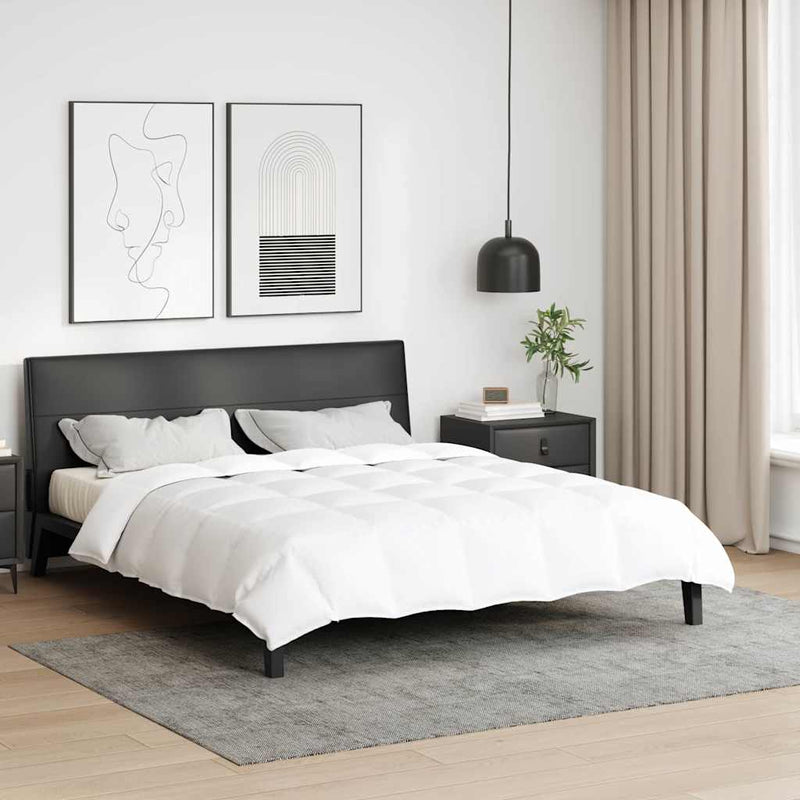 Load image into Gallery viewer, Vidaxl zomer dekbed wit 200 x 220 cm veren
