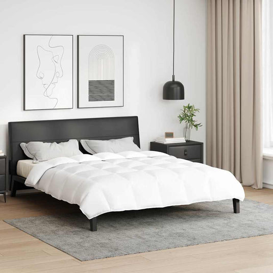 Vidaxl dekbed wit 200 x 200 cm veren
