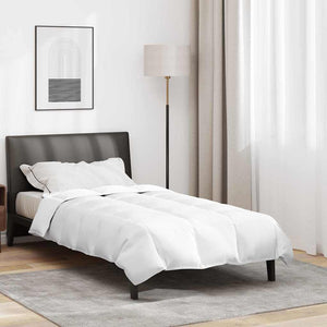Vidaxl dekbed wit 135 x 220 cm veren