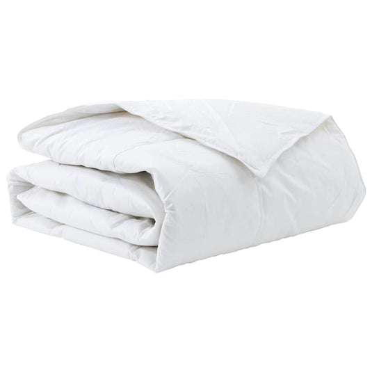 Vidaxl winter dekbed wit 155 x 200 cm veren
