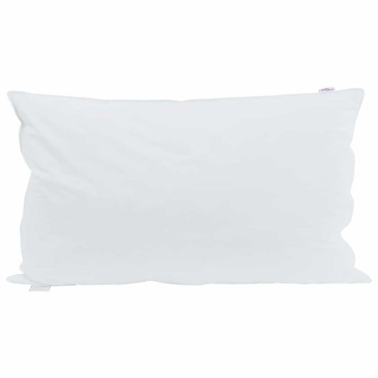 Vidaxl hoofdkussen met kussen 2 pcs wit 40 x 80 cm veren
