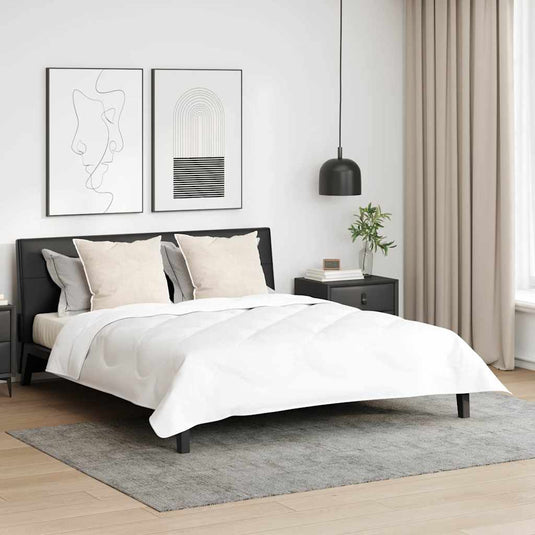 Vidaxl hoofdkussen met kussen 2 pcs wit 60 x 70 cm veren
