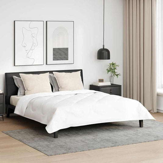 Vidaxl hoofdkussen met kussen 2 pcs wit 60 x 80 cm veren