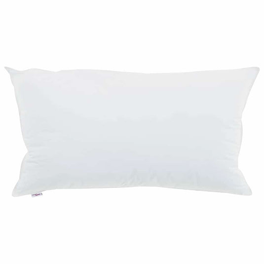 Vidaxl hoofdkussen met kussen wit 40 x 80 cm katoen