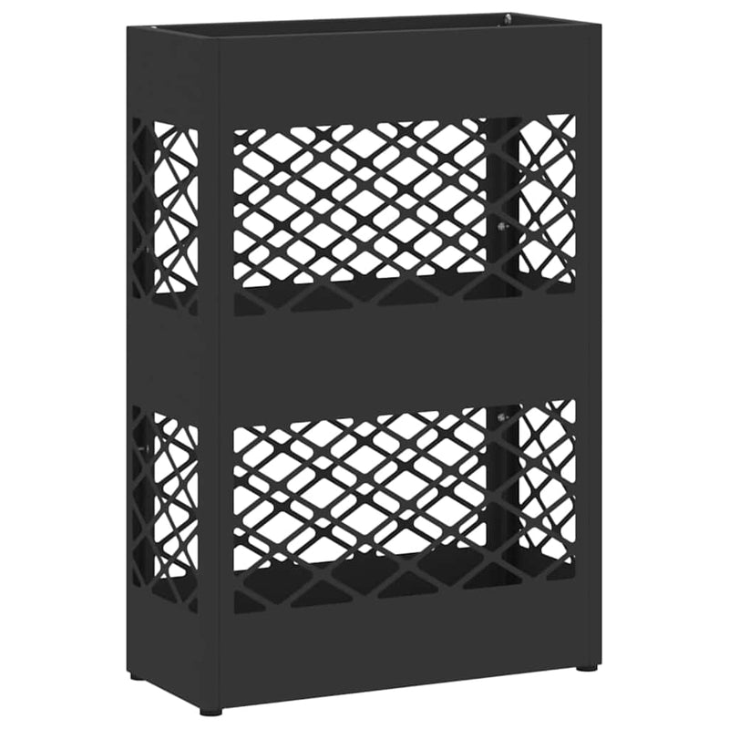 Load image into Gallery viewer, Vidaxl paraplu standaard zwart 28 x 12 x 41 cm staal
