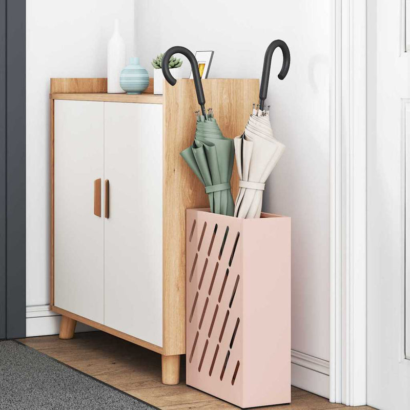 Load image into Gallery viewer, Vidaxl paraplu standaard roze 28 x 12 x 41 cm staal
