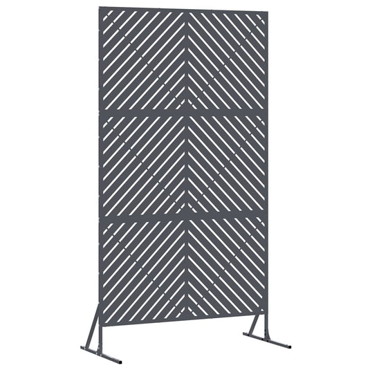 Vidaxl privacyscherm antraciet 100 x 50 x 180 cm staal