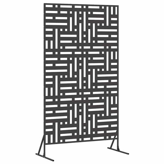 Vidaxl privacyscherm zwart 100 x 50 x 180 cm staal