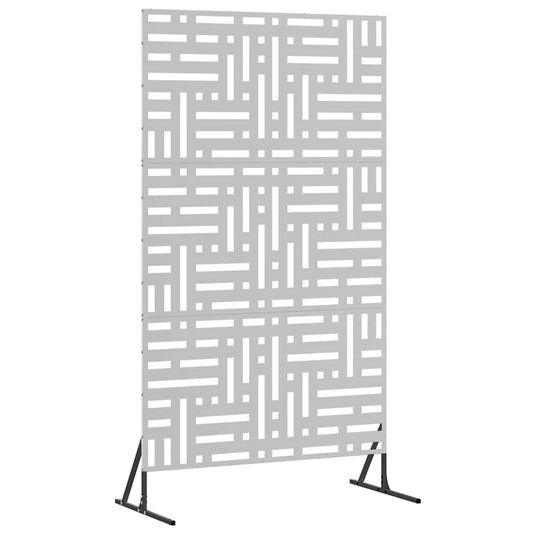 Vidaxl privacyscherm grijs 100 x 50 x 180 cm staal