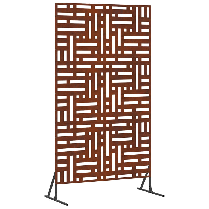 Load image into Gallery viewer, Vidaxl privacyscherm grijs 100 x 50 x 180 cm cortenstaal
