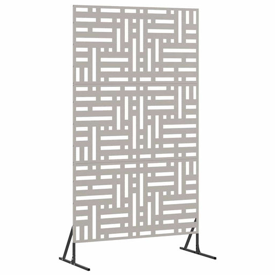 Vidaxl privacyscherm grijs 100 x 50 x 180 cm cortenstaal