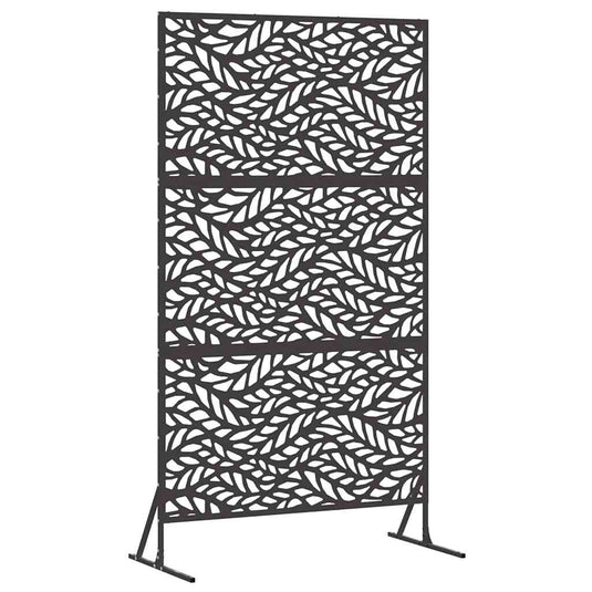 Vidaxl privacyscherm zwart 100 x 50 x 180 cm staal