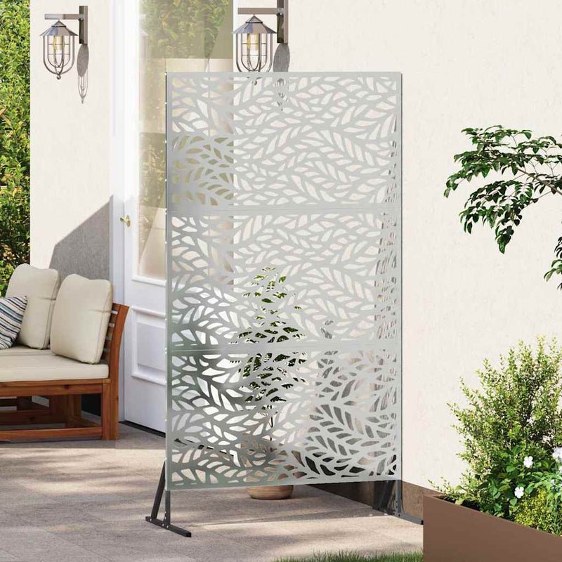 Afbeelding laden in galerijviewer, Vidaxl privacyscherm grijs 100 x 50 x 180 cm staal
