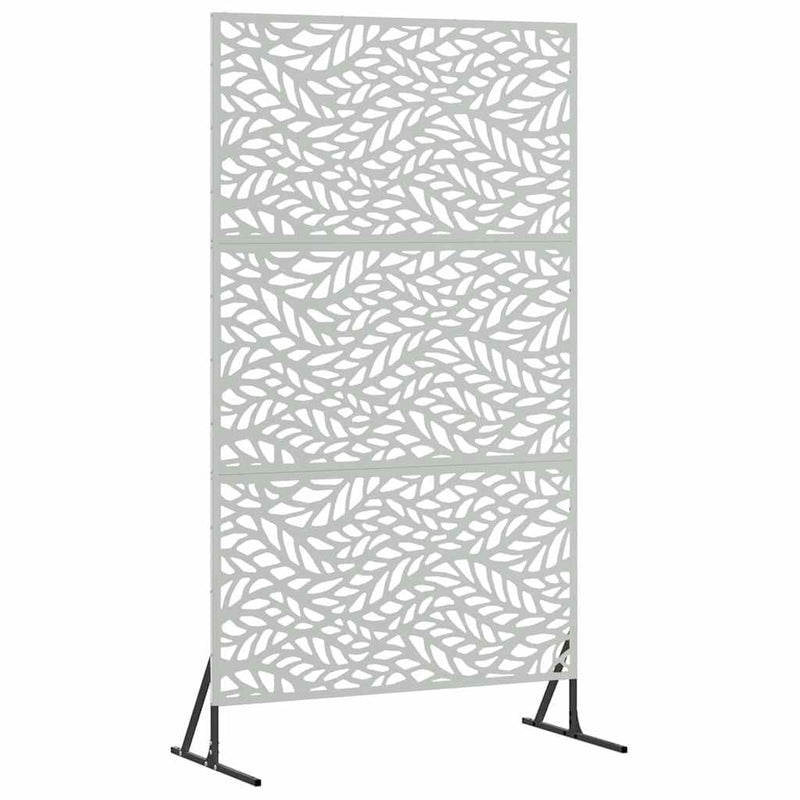 Afbeelding laden in galerijviewer, Vidaxl privacyscherm grijs 100 x 50 x 180 cm staal
