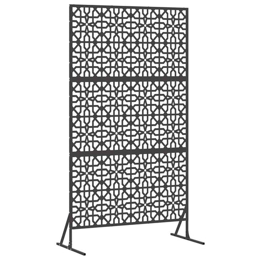 Vidaxl privacyscherm zwart 100 x 50 x 180 cm staal