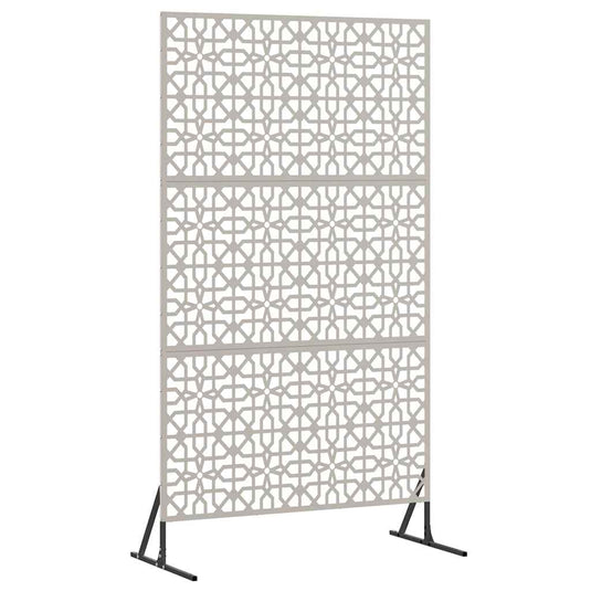 Vidaxl privacyscherm grijs 100 x 50 x 180 cm cortenstaal