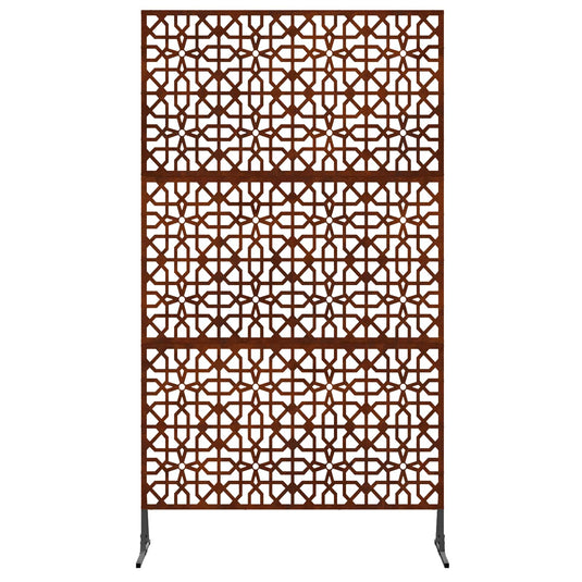 Vidaxl privacyscherm grijs 100 x 50 x 180 cm cortenstaal