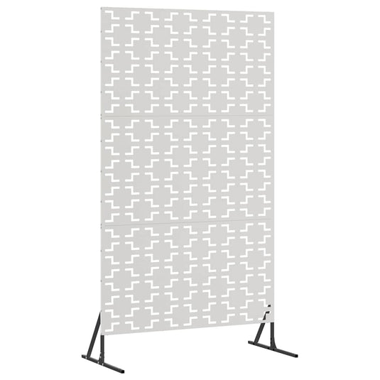 Vidaxl privacyscherm grijs 100 x 50 x 180 cm staal