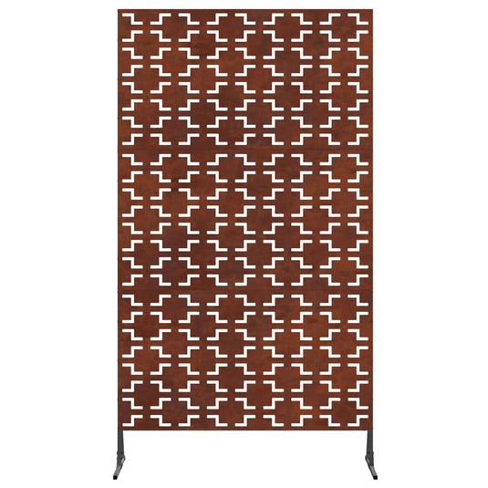 Vidaxl privacyscherm grijs 100 x 50 x 180 cm cortenstaal