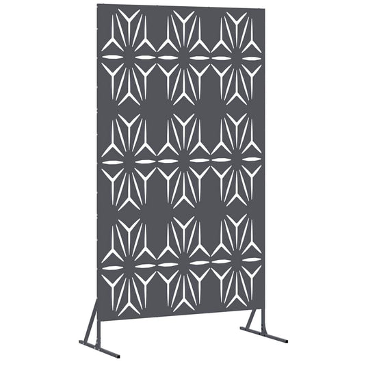Vidaxl privacyscherm antraciet 100 x 50 x 180 cm staal