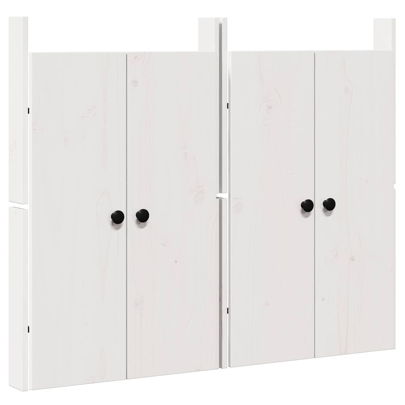 Afbeelding laden in galerijviewer, Vidaxl keukendeur meppel 2 st wit 50 x 9 x 82 cm massief grenenhout
