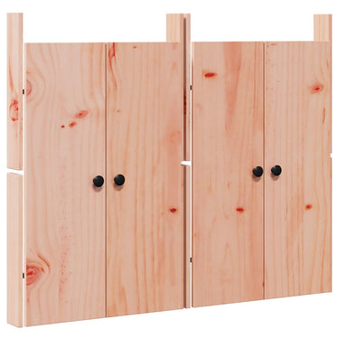 Vidaxl keukendeur 2 pcs bruin 50 x 9 x 82 cm massief douglas