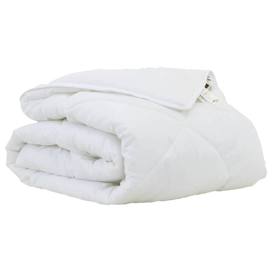 Vidaxl dekbed wit 200 x 155 x 4 cm polyester