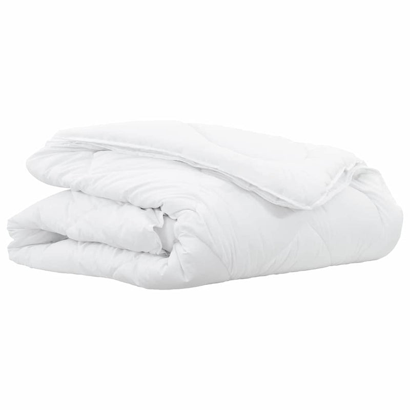 Load image into Gallery viewer, Vidaxl 2-in-1 dekbed wit 155 x 200 cm polyester
