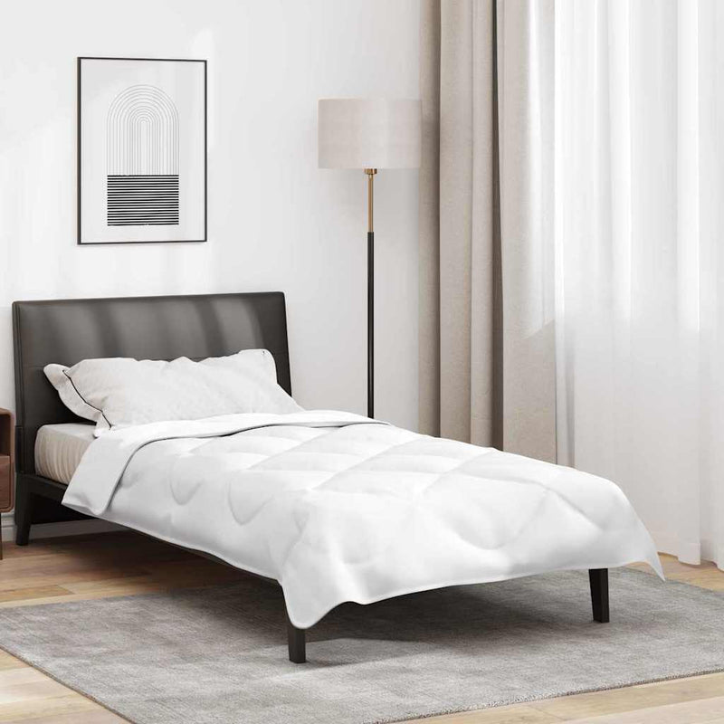 Load image into Gallery viewer, Vidaxl 2-in-1 dekbed wit 140 x 220 cm polyester
