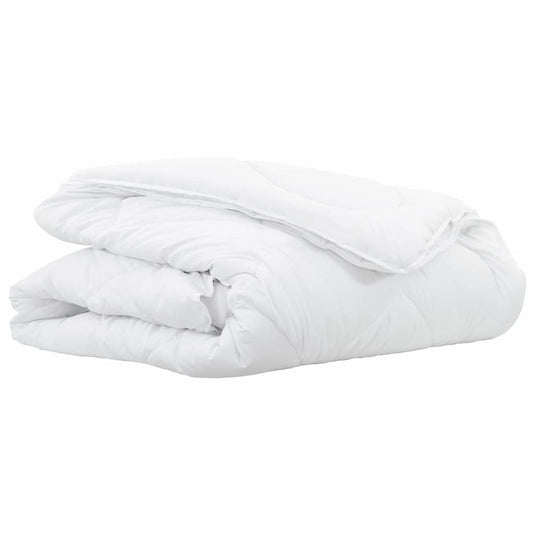 Vidaxl 2-in-1 dekbed wit 140 x 220 cm polyester