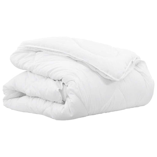 Vidaxl 2-in-1 dekbed wit 240 x 220 cm polyester