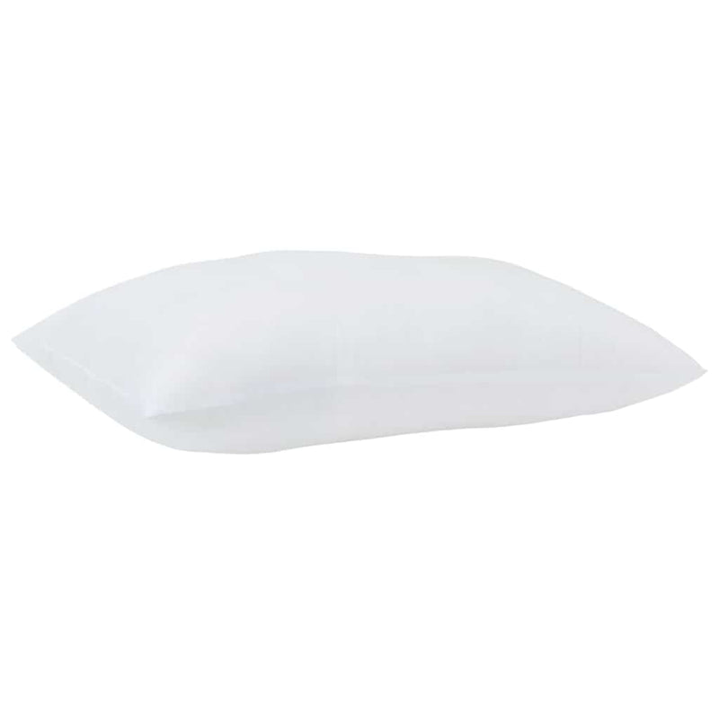 Load image into Gallery viewer, Vidaxl hoofdkussen met kussen wit 60 x 40 x 20 cm polyester
