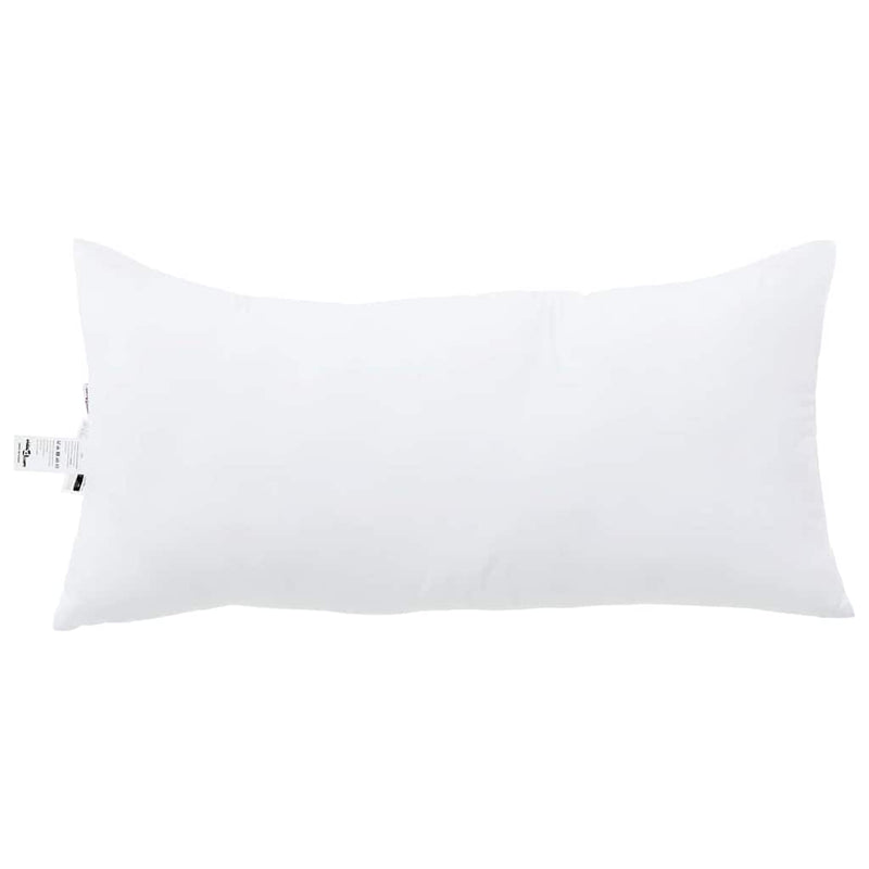 Load image into Gallery viewer, Vidaxl hoofdkussen met kussen wit 61 x 41 x 20 cm polyester
