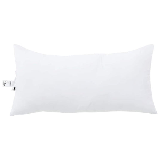 Vidaxl hoofdkussen met kussen 2 pcs wit 61 x 41 x 20 cm polyester