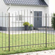 Vidaxl tuinhek grijs 170 x 165 cm gepoedercoat staal