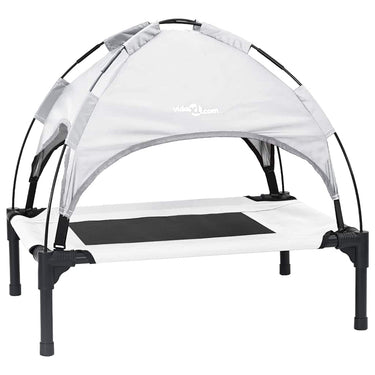 Vidaxl hondenbed zilvergrijs 62 x 48 x 61 cm staal