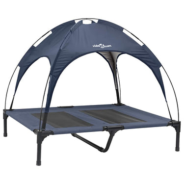 Vidaxl hondenbed marineblauw 92 x 77 x 82,5 cm staal