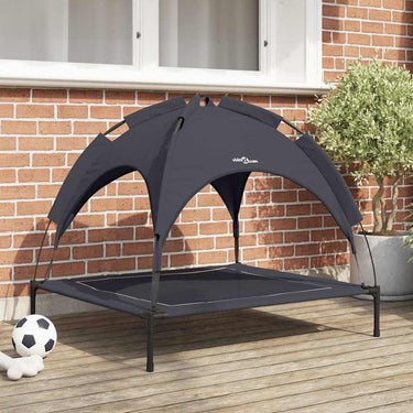 Vidaxl hondenbed zwart 90 x 81 x 80,5 cm staal