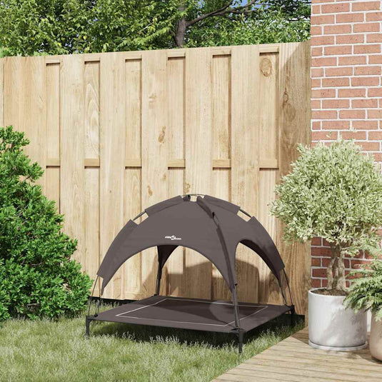 Vidaxl hondenbed bruin 90 x 81 x 80,5 cm staal