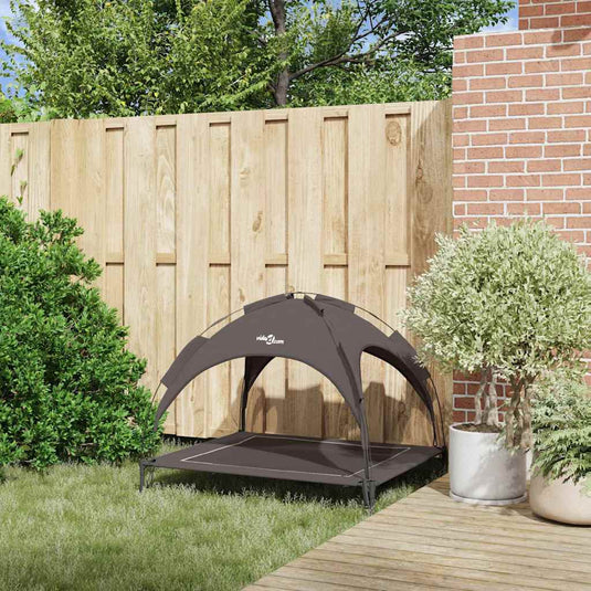 Vidaxl hondenbed 104 x 86 x 84,5 cm staal bruin