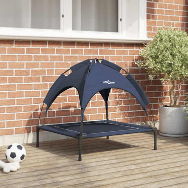 Vidaxl hondenbed marineblauw 71 x 64 x 71 cm staal