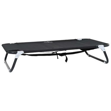 Vidaxl hondenbed zwart 90 x 55 x 18 cm staal
