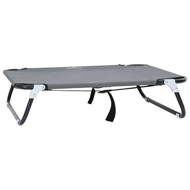 Vidaxl hondenbed lichtgrijs 80 x 55 x 18 cm staal