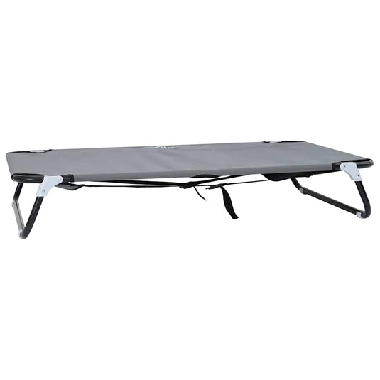 Vidaxl hondenbed lichtgrijs 90 x 55 x 18 cm staal